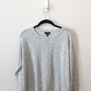 Topshop light gray sweater